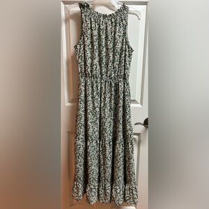 Floral Sleeveless Maxi Dress